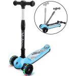 Yoleo trottinette 3 roues enfant pliable lumineux cadeau jouet garon fille 3 ans  12 ans hauteur rglable ...