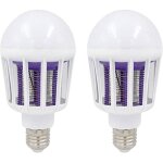 Yongqing pack de 2 ampoules led ampoule anti - moustique 220v 110v e27 9w lampe anti - moustique �lectronique ...