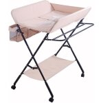Yongshia 3 en 1 table � langer pliable pour b�b� � roulettes avec panier de rangement 3 hauteur r�glable ...