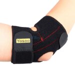 Genouillère - yosoo - sangle réglable - néoprène - soutien coude - fitness Genouillère - yosoo - sangle réglable - néoprène - soutien coude - fitness