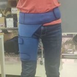 Yosoo orthèse de hanche de cuisse ceinture élastiquée bleu marine avec support lombaire à double pression ... Yosoo orthèse de hanche de cuisse ceinture élastiquée bleu marine avec support lombaire à double pression ...