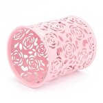 Porte - stylo - yosoo - motif fleur rose - mtal - organisateur bureau - design lgant