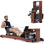 Yosuda rameur pliable maison capacit� 400lbs si�ge confortable avec moniteur & app bluetooth