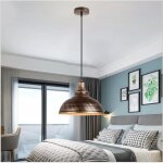 Yote lampe suspension salon industrielle bronze lustre luminaire style vintage en fer forge pour salon ...