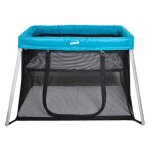 Youpala - lit parapluie pliant 2 niveaux bleu