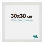 Your decoration - 30x30 cm - cadres photo en mdf avec verre plexiglas - blanc mat - mura.