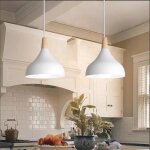 Yowei 2pcs lustre suspension rtro suspension luminaire moderne style goutte chapeau pour chambre salle ...