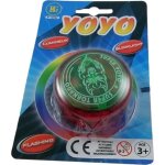Yoyo magique lumineux magic ball jouet avec motif pour enfant rouge