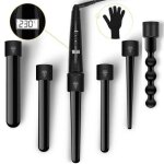 Yud fer a boucler boucleur a cheveux 6 en 1 avec lcd ecran de 100 - 230°c fer à friser en céramique avec ... Yud fer a boucler boucleur a cheveux 6 en 1 avec lcd ecran de 100 - 230°c fer à friser en céramique avec ...