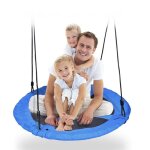 Yuegmes balanoire nid doiseau rond 100 cm  suspendre enfant adulte jardin extrieur 100 cm 100 kg