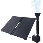 Yuenfong fontaine solaire extrieur 20w - pompe bassin solaire - pompe  eau pour jardin, fontai, petit ...