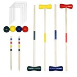 Yuenfong jeu de croquet en bois jeu de croquet en plein air pour 4 joueurs jeu de jardin jeu traditionnel ...
