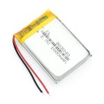 Batterie lipo rechargeable - yunique france - mod�le 803040 - 3. 7v - 1000mah - compacte