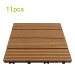 Yyixing lot de 11 dalles1 m²carrelage de balcon dalles de terrasse carrelage de jardinparquet en bois ... Yyixing lot de 11 dalles1 m²carrelage de balcon dalles de terrasse carrelage de jardinparquet en bois ...