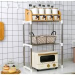 Yyixingmeuble etagere support de four  micro - ondes extensible / organisateur de cuisine2 niveauxavec ...