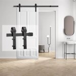 Zaku 183cm systeme porte coulissante - quincailleri kit de rail pour porte coulissante - ensemble porte ...