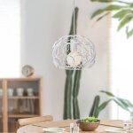 Zaku suspension luminaire int�rieur e27 plafonnier vintage m�tal lustre abat jour plafond �25cm design ...