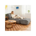 Zdfk - qianhui chaise longue de sol modulable ? canap� - lit convertible pour une d�tente polyvalente ...