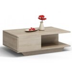 Zeke - table basse contemporaine - 90x60x42cm - table � caf� style scandinave salon s�jour bureau - sonoma ...