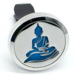 Zenar�me diffuseur pour voiture bouddha clipar�me - diffuseur parfum huile essentielle - acier inox + ...