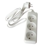 Bloc multiprise 3x16a 2p + t - blanc - zenitech