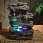 Fontaine dintrieur pietra - zen authentique et symbolique - objet dco et ide cadeau insolite - enlight ...