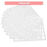 Zerone mod�le de mandala pochoirs de dessin et de peinture mandala 10 pi�ces r�utilisables moule de fabricatio ...