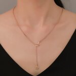 Zhen nouvelles toiles et lune long pendentif collier femmes or chane colliers femme dclaration collares ...