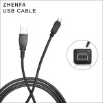 Zhenfa pour appareil photo olympus chargeur usb c�ble de donn�es c�ble cb - usb5 cb - usb6 fe - 4020 ...