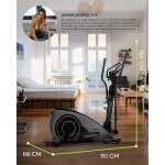 Vélo elliptique - zipro - dunk - magnétique - Écran lcd - 150kg Vélo elliptique - zipro - dunk - magnétique - Écran lcd - 150kg