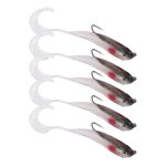 Zjchao appts de pche 5 pices leurres de poisson artificiel faux appt leurres souples matriel de ...