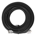 Zjchao c�ble coaxial uhf m�le vers pl259 c�ble coaxial rf noir fils de convertisseur �lectronique uhf ...
