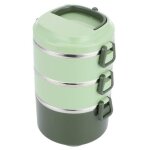 Zjchao lunch box isotherme bote  lunch isole bote  bento en acier inoxydable ustensiles de cuisine ...