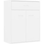 Zoe bahut de cuisine dcor - buffet armoire de cuisine blanc 60 x 30 x 75 cm - agglomr ?66141