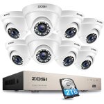 Zosi 8ch 1080p h. 265 + dvr enregistreur 2tb hdd 2000tvl caméra de surveillance extérieur sécurité pour ... Zosi 8ch 1080p h. 265 + dvr enregistreur 2tb hdd 2000tvl caméra de surveillance extérieur sécurité pour ...