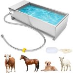Zoternen abreuvoir automatique pour ch�vres en acier inoxydable avec robinet � flotteur de 1 / 2 pouce ...