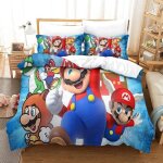 Zppshop ensemble de housse de couette super mario parure de lit housse de couette dessin anim� super ...