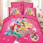 Zxd - 244 parure de lit princesse disney pour filles ensemble de literie housse de simple taille double ...