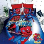 Zxd - 61 parure de lit disney pour ensemble de literie housse de voiture spiderman dessin anim gar ...