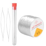 08 mm fil transparent invisible extensible 100m fil de perles �lastique extensible pour bracelets et ...