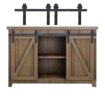 1. 4m rail de suspension pour armoire rail coulissant � double porte porte tv portes de buffet