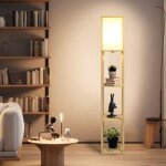 1. 6m lampadaire salon sur pied en bois avec 3 étagères et e27 base lampe sur pied ampoule non - inclus ... 1. 6m lampadaire salon sur pied en bois avec 3 étagères et e27 base lampe sur pied ampoule non - inclus ...