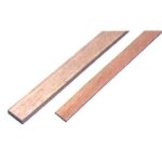 Baguette rectangulaire - samba - 1000 x 5 x 20 mm - livre en une seule pice