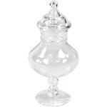 Contenant  drages - no name - bonbonnire mm - hauteur 10 cm - diamtre 5 cm - blanc