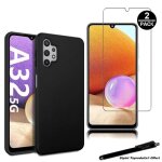 1 coque de protection noir + 2 verres tremp� pour samsung galaxy a32 4g avec stylet toproduits�