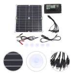 1 ensemble de panneau solaire de de chargeur de pour la kit photovoltaique - kit solaire genie thermique ...