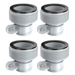 1 jeu d?adaptateurs de tuyau remplacement de piscine rutilisables pompe de raccordement  filtre intex ...