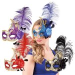 Loup v�nitien cygne et plume adulte multicolore
