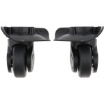 1 paire de roues de rechange pour valise pivotante fenteer
