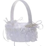 1 pc panier de fleurs gland perle portable de fournitures de fête mariée ornement de mariage boite a ... 1 pc panier de fleurs gland perle portable de fournitures de fête mariée ornement de mariage boite a ...